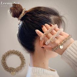 皮筋釹紮頭簡約高馬尾發繩氣質頭繩高彈力耐用橡皮筋2024新款發圈 歷史價格詳細信息