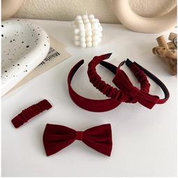 紅色蝴蝶結髮飾 新娘飾品 造型 禮服 宴會 歷史價格詳細信息