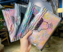 彈力髮圈 果凍色 透明磨砂電話線髮圈 髮束????女王要美麗???? 歷史價格詳細信息