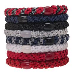 ＊潔西小舖＊美國 L. Erickson 粗款髮圈 Raspberry 原裝8入 歷史價格詳細信息