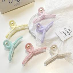 鯊魚夾簡約經典米色醋酸抓夾中號優雅氣質後腦勺髮夾女髮飾百搭 歷史價格詳細信息