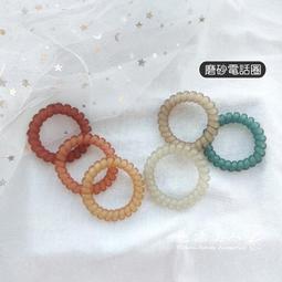 【台灣商家】透明磨砂質感電話線髮圈 磨砂霧面髮圈 綁頭髮 韓系髮飾 莫蘭迪色 超彈力無痕髮圈????花漾美人???? 價格比較,價格查詢,歷史價格詳細信息