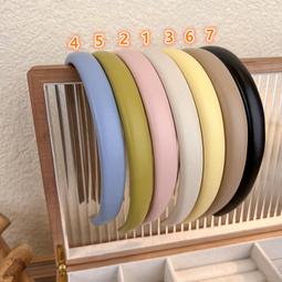 韓國皮質細髮箍外出百搭壓發頭箍女氣質簡約髮夾2023新款髮飾 歷史價格詳細信息