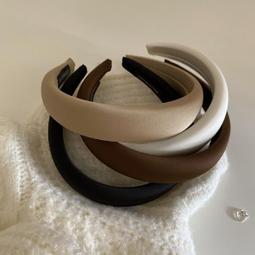 海綿髮箍【馬卡龍色系髮箍】秋冬穿搭 韓國髮飾 百搭髮箍 清爽極簡風 寬邊髮箍 布藝 造型髮箍 素面 百搭頭飾 CHIS 歷史價格詳細信息