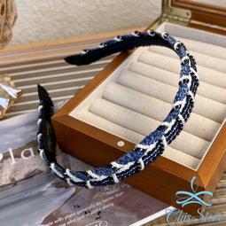 女生髮飾【拼接牛仔髮箍】韓式髮箍 夏天髮箍 不痛髮箍 氣質髮箍 復古髮箍 藍色髮箍 古風髮箍 針織髮箍 編織髮箍 細髮箍 價格比較,價格查詢,歷史價格詳細信息