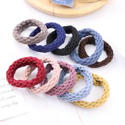 無縫毛巾髮圈(10條) 簡約毛巾髮圈 無接縫髮圈 加寬髮圈 高彈力髮圈 髮束 髮圈 髮繩 髮飾 多色髮圈 髮飾用品 歷史價格詳細信息