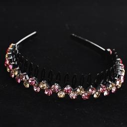 韓版水鉆發卡女2024新款成人後腦勺盤發中號鯊魚夾發夾半紮發抓夾 歷史價格詳細信息