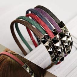 ☆韓國進口-別緻氣質感 霧金幾何寶石緞帶麂皮寬髮圈/髮箍(600-25-1)*(現貨) 歷史價格詳細信息