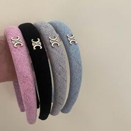 小眾髮箍黑色帶鑽頭箍細款日韓精緻髮夾高級感時尚洋派髮箍發捆女 歷史價格詳細信息