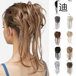 假髮  丸子頭假發發圈 蓬松仿真丸子頭發包自然盤發發髻雞窩頭辣妹假發 歷史價格詳細信息