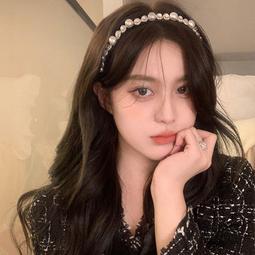 韓國高級感公主風重工透亮仿水晶奢華復古法式優雅細髮箍 YR45-001 Ying fei ????現貨 歷史價格詳細信息