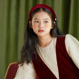 髮夾 兒童發箍秋冬奶咖色發卡女童壓發發捆小女孩卡通發夾發飾寶寶頭箍 歷史價格詳細信息