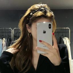 法式復古珍珠髮箍女麻花辮高顱頂壓發頭箍2023新款簡約高級感發飾 歷史價格詳細信息