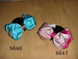 雙色撞色蝴蝶結。鯊魚夾/抓夾/髮夾 下標前請先確認顏色S848/S849 歷史價格詳細信息