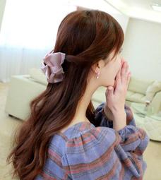 【免運】蝴蝶結抓夾新款秋冬盤發高端大號髮夾韓國優雅氣質絲絨紅色鯊魚夾 歷史價格詳細信息