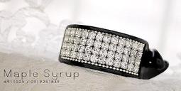 ☆韓國進口-耀眼迷人 滿鑽水鑽馬尾夾(56-50-1)棕黃*(現貨特價) 歷史價格詳細信息