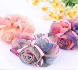 "新飾界"韓國進口 時尚布藝多片花瓣花朵抓夾 邊夾 頂夾 一字夾(共3色)~~特價158元 歷史價格詳細信息