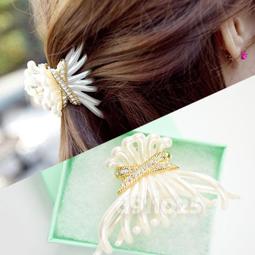 ☆韓國進口-典雅赫本風 紗質玫瑰珍珠蕾絲髮束(8-10-1)*(現貨) 歷史價格詳細信息