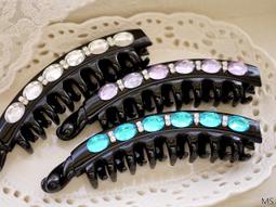 ☆韓國進口 閃爍寶石葉形桂冠抓夾香蕉夾69-13-1(請先確認庫存再下標) 歷史價格詳細信息