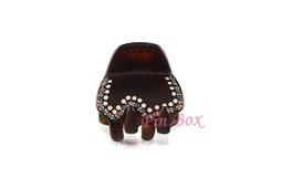 Pin Box 法國抓夾 粗細線條搭配 視覺效果增添多種風情 C837法國製進口*霧面咖底色 ※現貨※ 歷史價格詳細信息