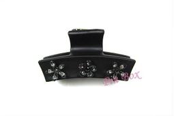 Pin Box 法式扇型抓夾髮飾 扇子放射造型/公主半髮很雅致 HF82824法國設計*霧底黑 ※現貨※ 歷史價格詳細信息