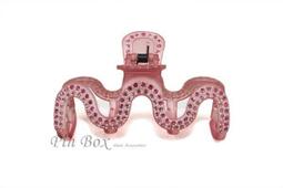 Pin Box 霧面滑板造型 亮晶晶 水鑽 晶鑽抓夾 髮飾 髮夾 亮面黑.咖底 HF82528(小)法國設計 ※現貨※ 歷史價格詳細信息