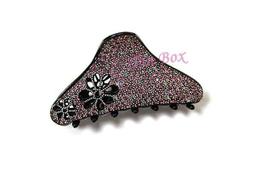 Pin Box 黑色霧面圓弧點鑽亮晶晶水鑽晶鑽 造型抓夾 髮飾 髮夾 C625P(小)法國製進口 ※現貨※ 歷史價格詳細信息