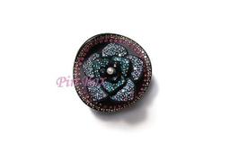 Pin Box 法式扇型抓夾髮飾 扇子放射造型/公主半髮很雅致 HF82824法國設計*霧底黑 ※現貨※ 歷史價格詳細信息