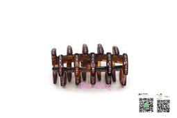 【NEW】Pin Box 法國抓夾/線條分明/低調高雅/水鑽搭配增添高貴氣質 C899-2 法國製*霧面黑底 ※現貨※ 歷史價格詳細信息