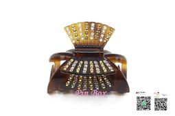 Pin Box 法國設計髮飾 長方波浪紋 個性造型抓夾 好抓量多 HF82661 法國設計*霧面咖底 ※現貨※ 歷史價格詳細信息