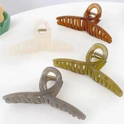 盤髮夾大嘴夾不規則盤髮夾 韓國東大門新款磨砂合金發抓高級感簡約不規則鯊魚夾大號抓夾 歷史價格詳細信息