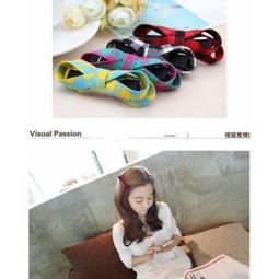 現貨 韓版雙層立體布料蝴蝶結髮圈髮繩髮飾橡皮筋 ▣FunQuick 歷史價格詳細信息