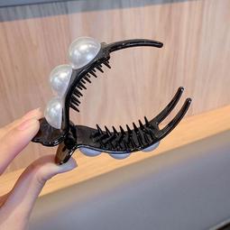 韓國 氣質 大號 鯊魚夾 盤發 抓夾 女 髮夾 網紅 2022年新款頭飾 歷史價格詳細信息