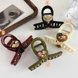 韓國 彩色 愛心 線條 造型 五色 鯊魚夾 髮夾 髮飾 歷史價格詳細信息