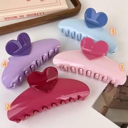 {朵朵韓飾} C1630 韓國直送(正韓)-個性氣質冰晶愛心果凍色抓夾(五色) 歷史價格詳細信息