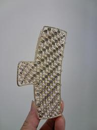 韓版現貨鑲鑽珍珠方形大抓鯊魚夾 價格比較,價格查詢,歷史價格詳細信息