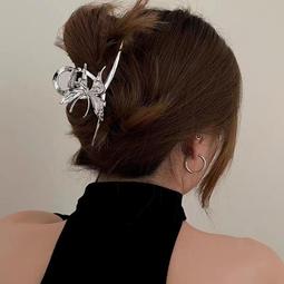 高級感銀色金屬流蘇發簪女 現代簡約發釵 新中式氣質盤發器 簪子頭飾 歷史價格詳細信息