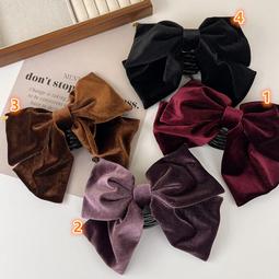 {朵朵韓飾} C2187 韓國直送(正韓)-個性氣質紅色植絨抓夾(四款) 歷史價格詳細信息