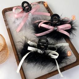 {朵朵韓飾} C1136 韓國直送(正韓)-氣質簡約網紗小方塊珍珠褶皺髮束(四色) 歷史價格詳細信息