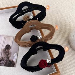 {朵朵韓飾} C2187 韓國直送(正韓)-個性氣質紅色植絨抓夾(四款) 歷史價格詳細信息