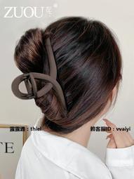 抓夾大號發量大發夾女后腦勺盤發鯊魚夾2024新款頭發夾子頭飾發卡 歷史價格詳細信息