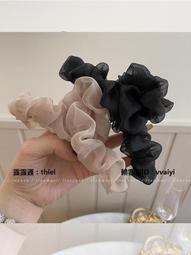 髮夾韓國新款大號發量多抓夾磨砂發夾女后腦勺盤發鯊魚夾優雅發抓氣質 歷史價格詳細信息