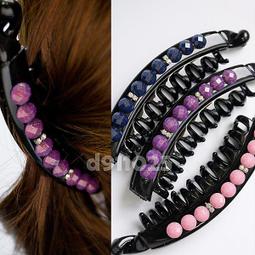 ☆韓國進口 閃爍寶石葉形桂冠抓夾香蕉夾69-13-1(請先確認庫存再下標) 歷史價格詳細信息