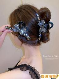 網紅抓夾 鯊魚夾 夾子頭飾發夾女后腦勺抓夾夏中號氣質貓眼石水鉆頭發抓韓式發飾品 歷史價格詳細信息