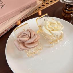 韓國 花朵 珍珠 氣質 雙色 鯊魚夾 髮飾 歷史價格詳細信息