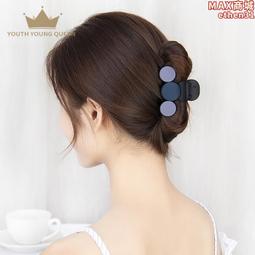 鯊魚夾洗澡盤發雙排珍珠髮夾大號金屬韓國isn發抓後腦勺頭飾 歷史價格詳細信息