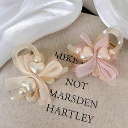 {朵朵韓飾} C3356 韓國直送(正韓)-法式氣質蝴蝶結兔耳朵髮箍(二色) 歷史價格詳細信息