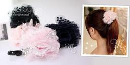 ☆韓國進口-甜蜜氛圍 女孩好感雙層金屬蝴蝶結緞帶髮圈/髮箍(800-53-1)*(現貨特價) 歷史價格詳細信息