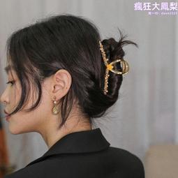 發夾女夏季后腦勺小抓夾網紅2021年新款小號夾子頭飾半扎發鯊魚夾 歷史價格詳細信息