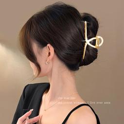 現貨頭髮夾子頭飾水貂毛髮抓女後腦勺秋冬發卡抓夾大號鯊魚夾毛絨 歷史價格詳細信息